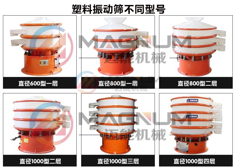 缩氨酸塑料振动筛不同型号